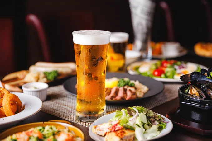 ビールとフード